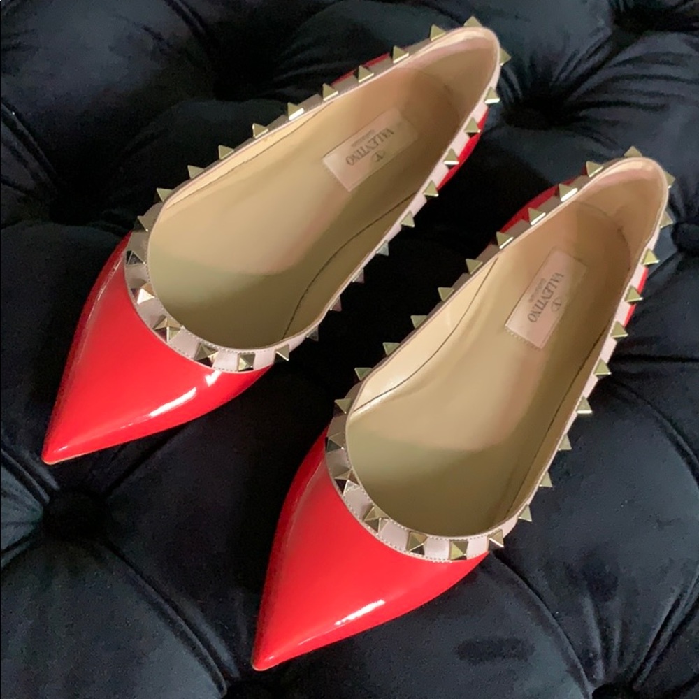 Valentino Stud flats